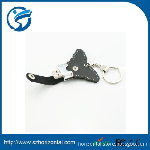 high quality customized flash drive usb leather usb stick 4gb